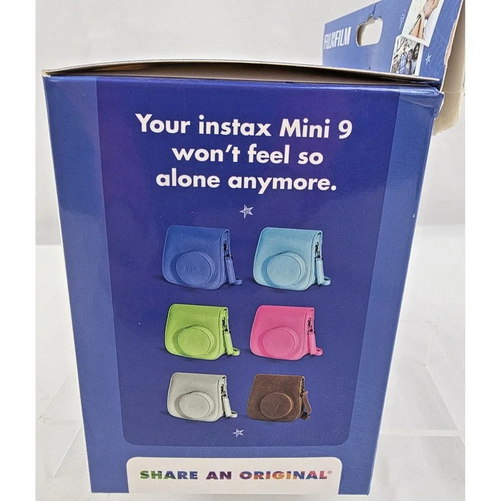 Fujifilm Instax Mini 9 Groovy Camera Case Smoky White Gray Protective Bag NIB
